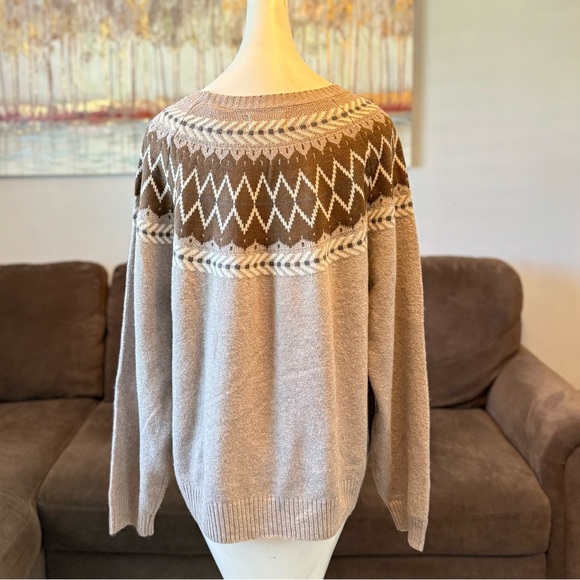 Weatherproof Vintage Ladies' Fairisle Sweater - Picture 8 of 8